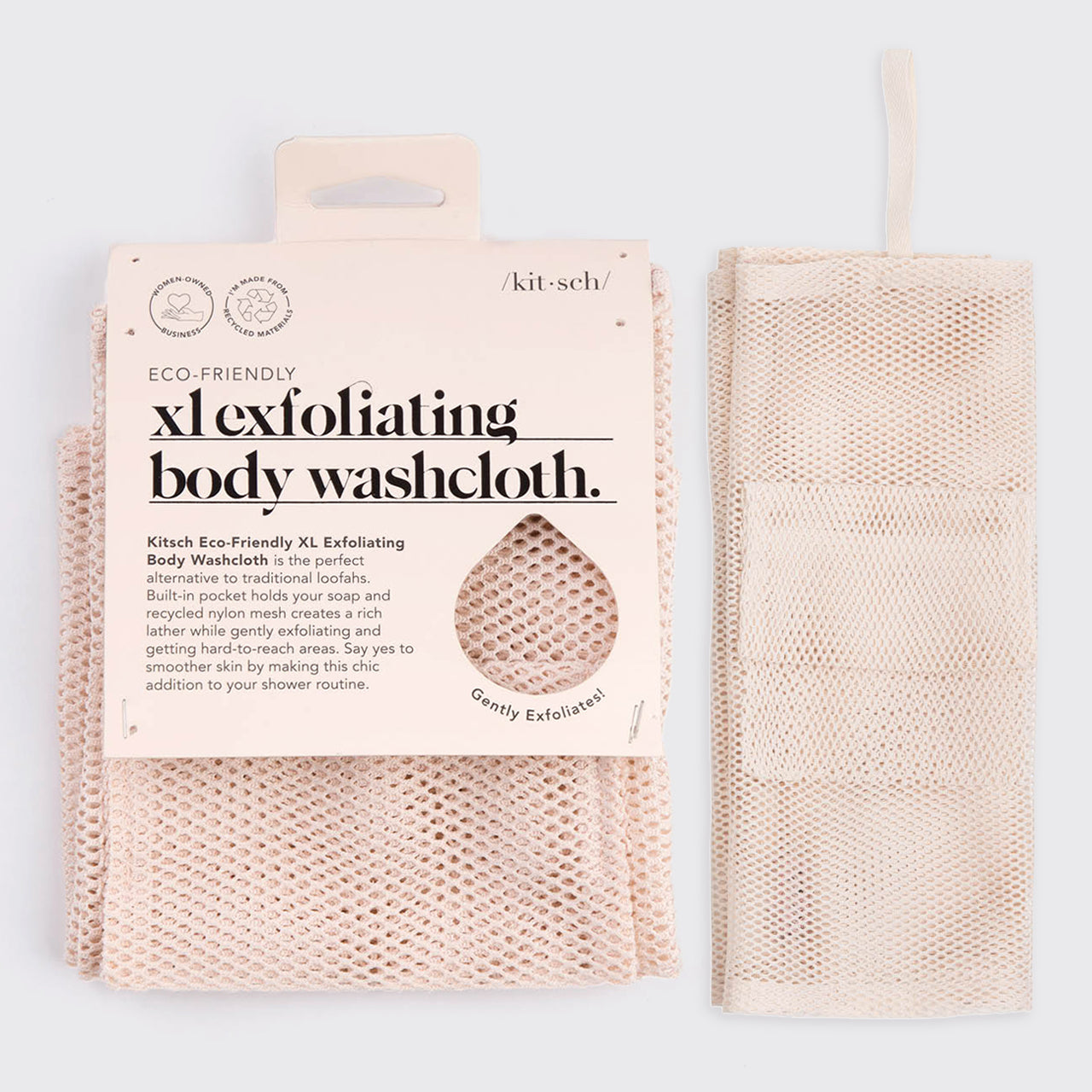 Débarbouillette Exfoliante Corps XL - Blush