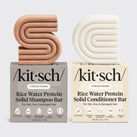 Reiswasser Shampoo & Spülung Combo für Haarwachstum
