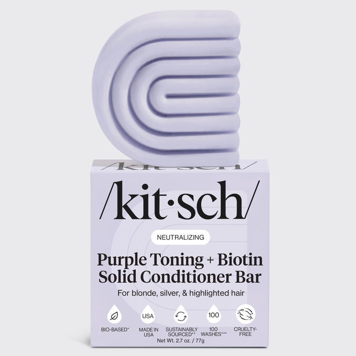 Purple Toning Conditioner Bar for Color-Treated & Grey Hair