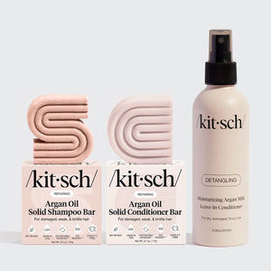 Reparierendes Arganöl Shampoo & Spülung + Pflegespray im Bundle