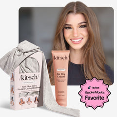 Brooke Monk's Gray Frizz Free Wavy Hair Bundle