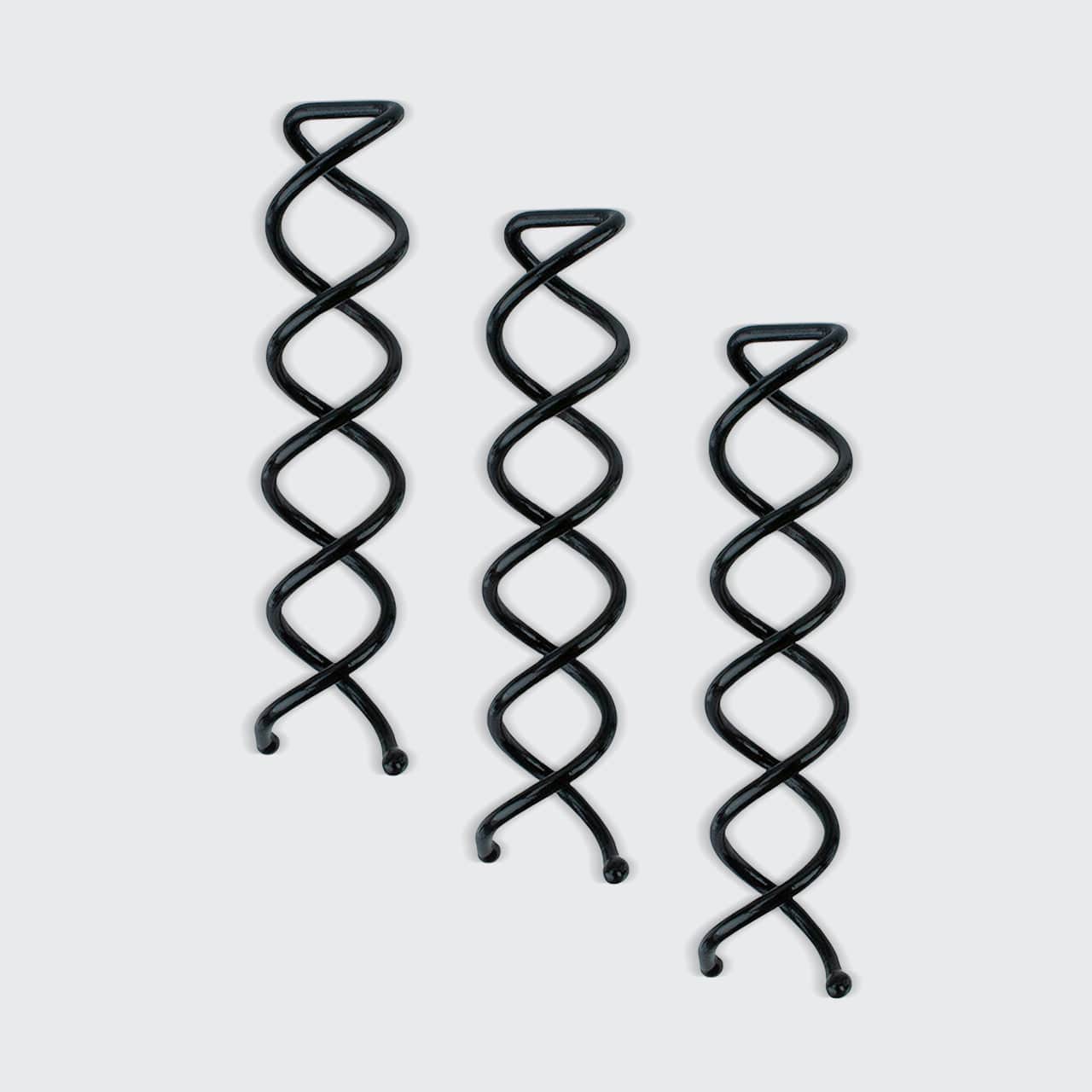 Bun Twist 3pc (Noir)