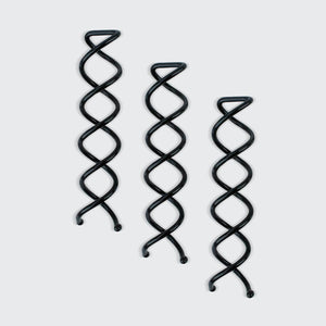 Bun Twist 3pc (Noir)